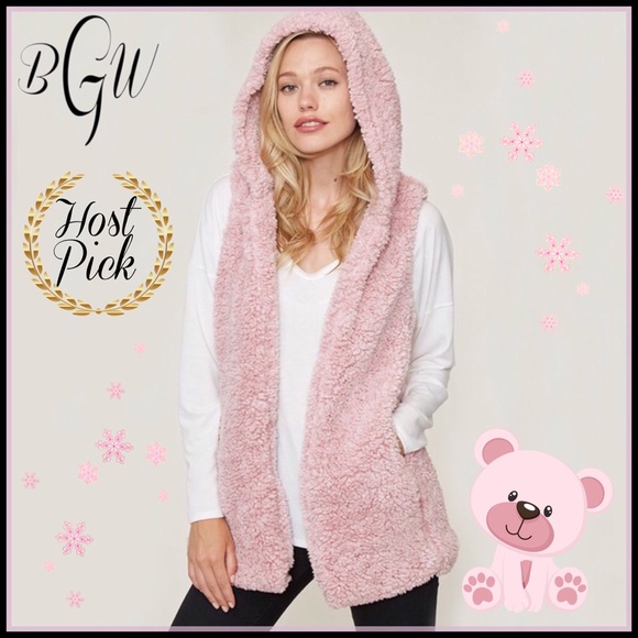 🌺5⭐️🎉HP🎉Teddy Sherpa Vest - Picture 2 of 6